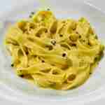 Bowl of fettuccini alfredo